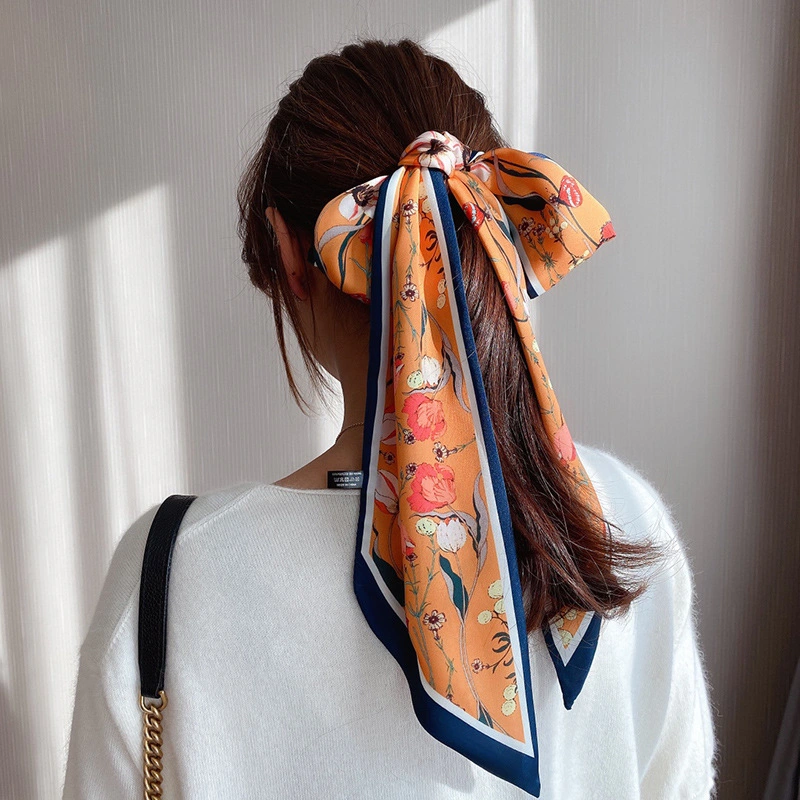 Beauty Hair Band Summer Silk Scarves Wholesale Price Silk Tie