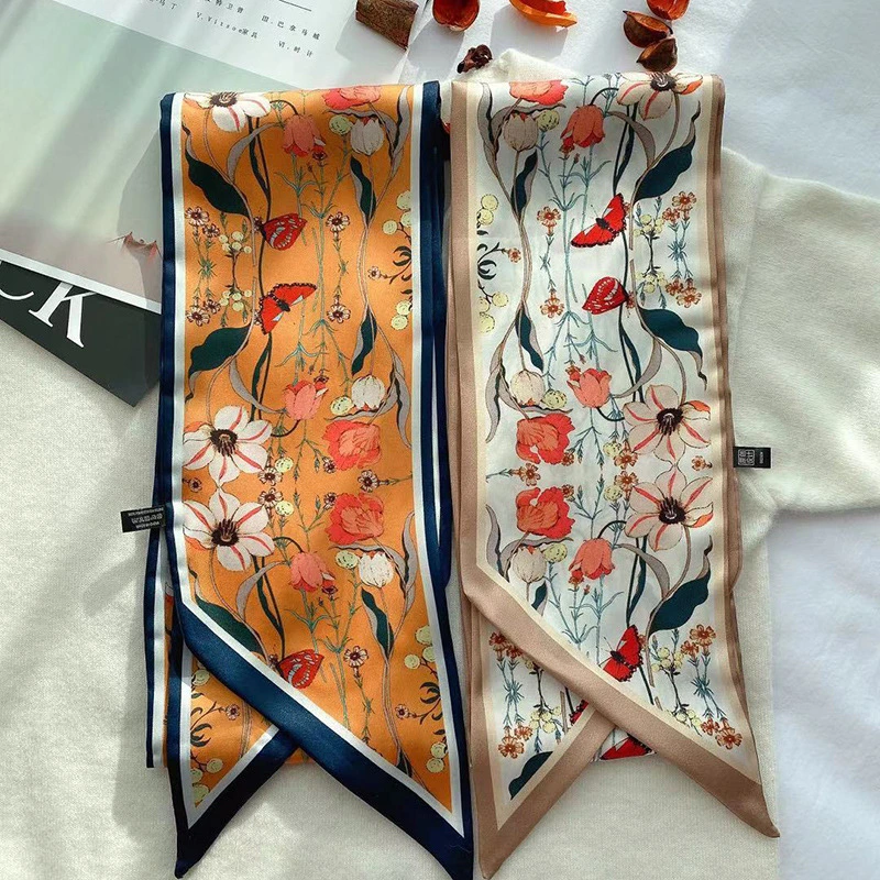 Beauty Hair Band Summer Silk Scarves Wholesale Price Silk Tie