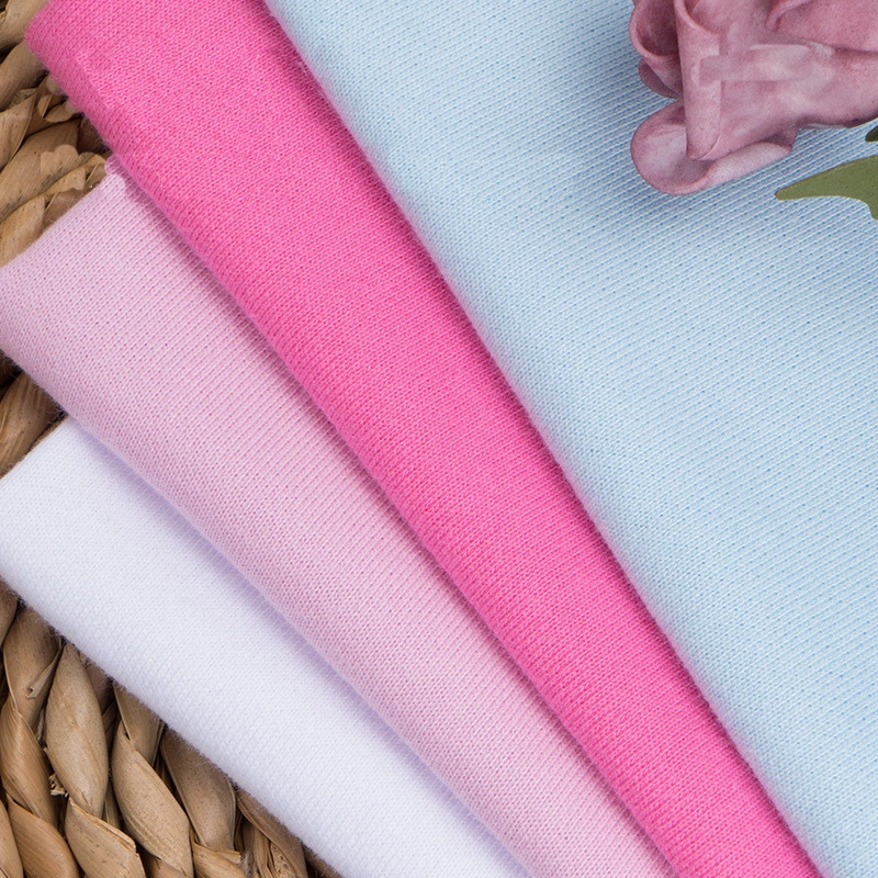 100% Organic Cotton Single Jersey Fabric Organic Terry Muslin Fabric100% Organic Cotton Fabric