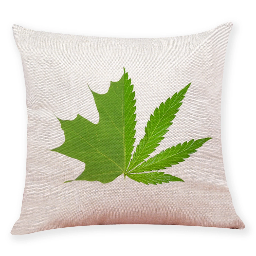 Lifelike Leaf Pattern Decorative Throw Pillow Case Cushion Covers