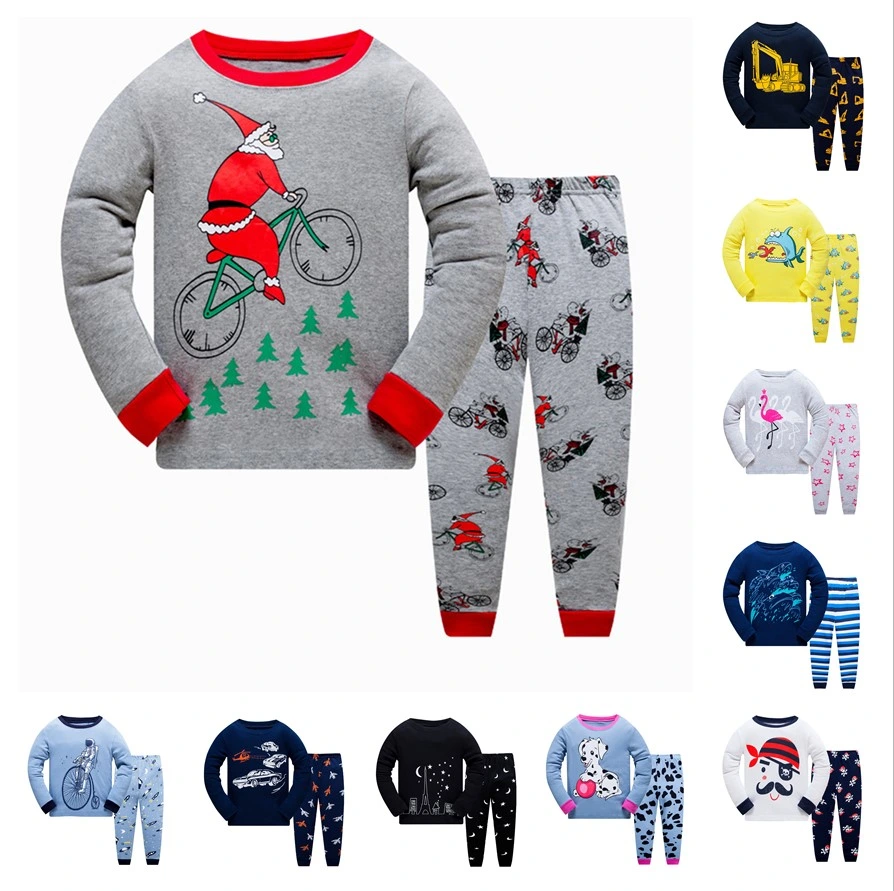 Winter Baby Two-Piece Fashion Cartoon Baby Pajamas Set Baby Clothes