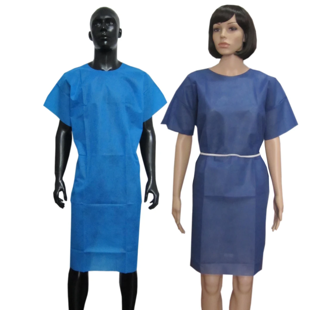 Nonwoven Disposable Hospital Pajamas, Patient Pajamas for Hospital