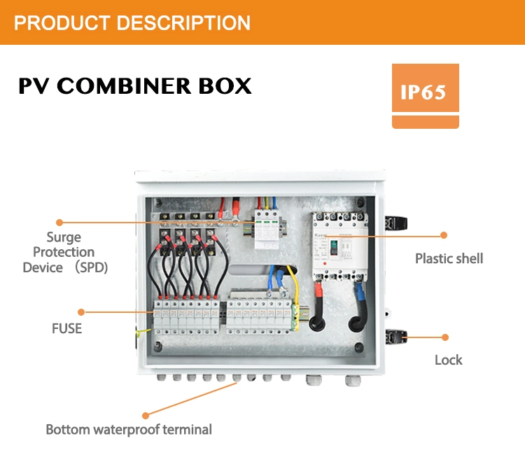 1kw 2kw 3kw 5kw 10kw PV Solar Combiner Box