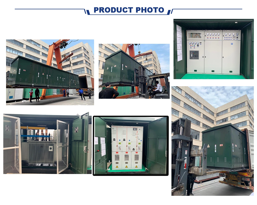 500/630/1250/1600/2500kVA Compact Transformer Substation Outdoor Substation