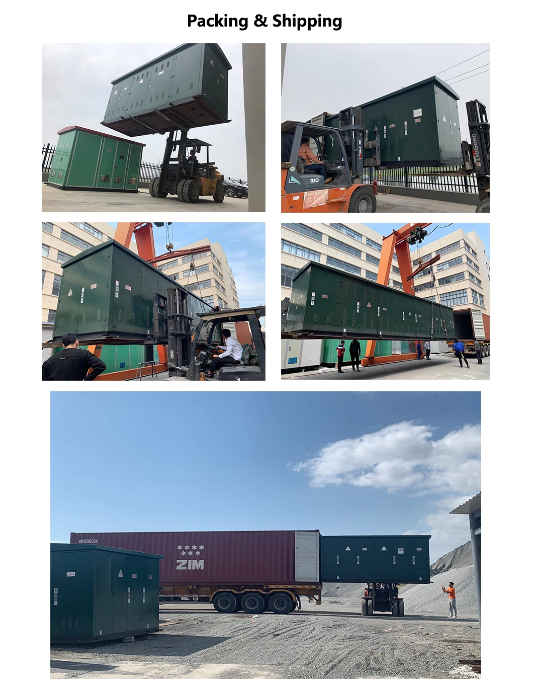 10kv (6kV) 800kVA Prefabricated Compact Substation Transformer (kiosk)