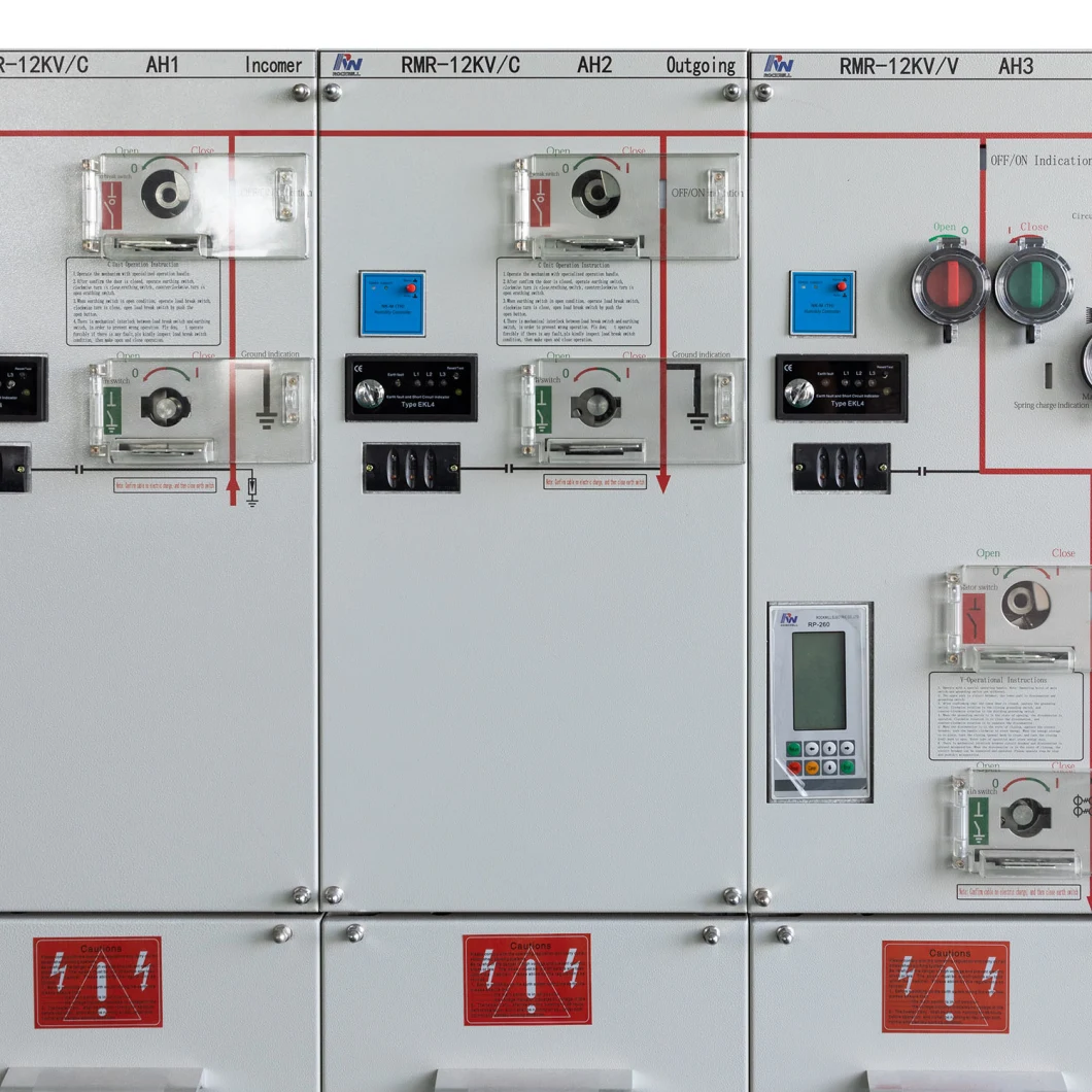 IEC Standdard 40.5kv Indoor Sf6 Gas Insulated Ring Main Unit Switchgear