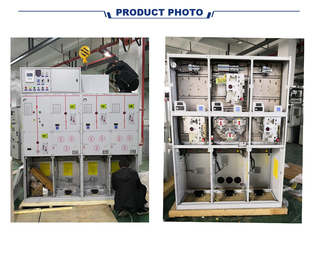 IEC Standdard 40.5kv Indoor Sf6 Gas Insulated Ring Main Unit Switchgear