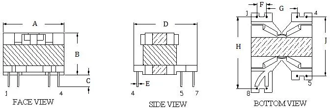 High Quality Pq1614 Ferrite Core High Frequency SMPS Power Transformer Manufacturer for Sale