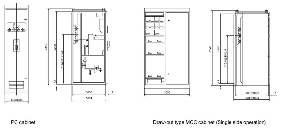 Gck Low-Voltage Withdrawable Switchgear LV Cubicle Panel