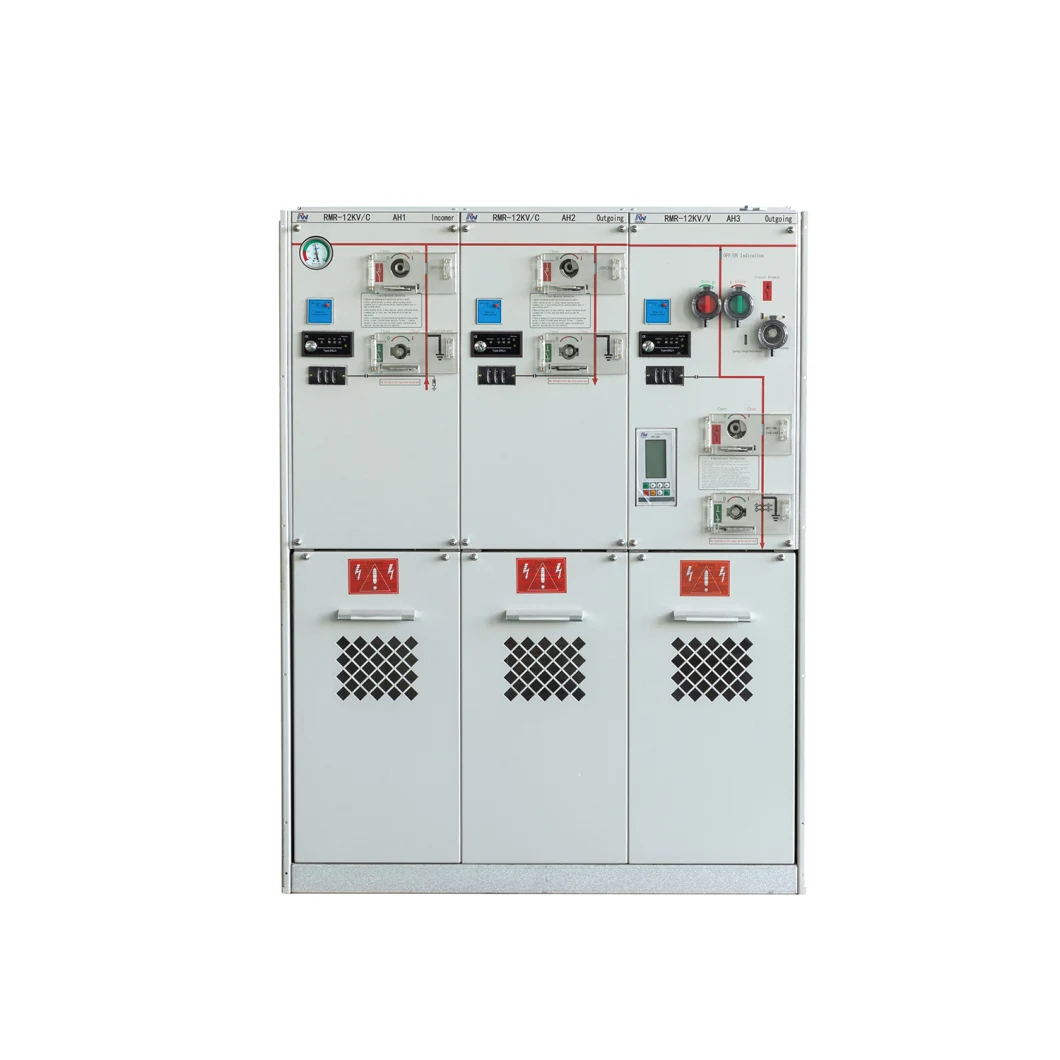 40.5kv IEC Standdard Indoor Sf6 Gas Insulated Ring Main Unit Switchgear with Electric Mechanism