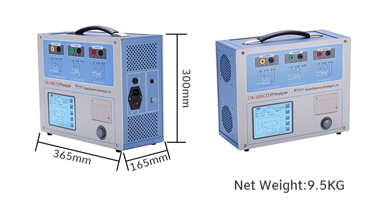 Certificate and Instrument Transformer Test Usage CT PT Calibrator