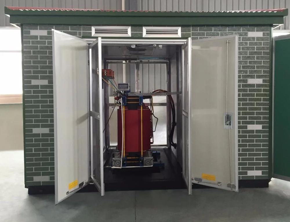 11kv 12kv 13.8kv Outdoor Prefabricated Compact Substation Include Mv LV Switchgear and Transformer Compartment