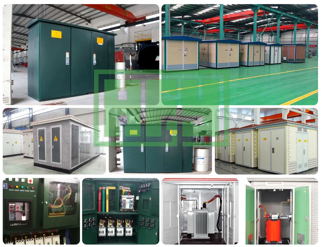 3 Phase Customized kVA S11 220 to 380 33kv Transformer Pad Mounted Substation Supplier
