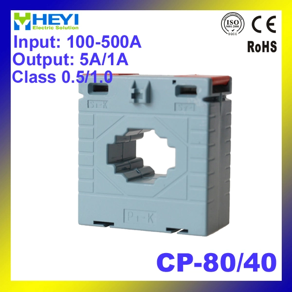 AC Current Transformer for Energy Meter Measuring Current Transformer Cp80/40 Mes DIN Rail