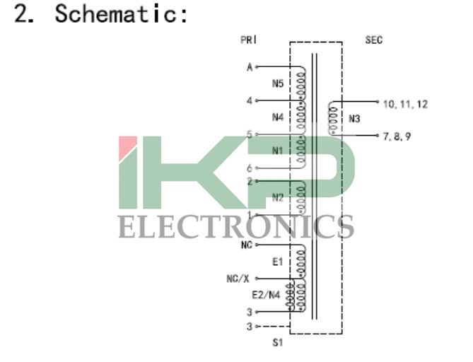 Pq Type (PQ3535 SERIES) High Frequency Transformer Factory Price