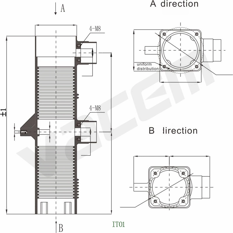 36kv 40.5kv Vzn85 Insulating Cylinder Series for Switchgear