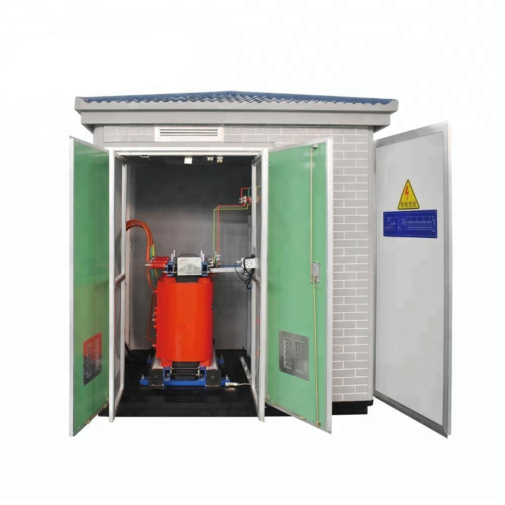 300kVA 6kv 11kv 12kv Prefabricated Transformer Compact Kiosk Substation