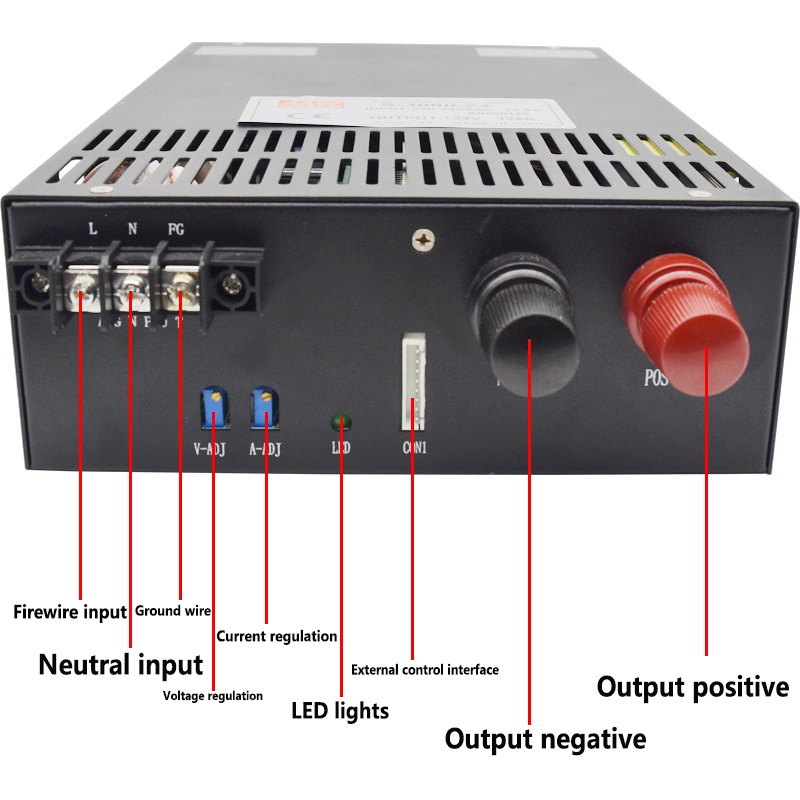 DC Switching Power Supply 80V 25A 2000W Adjustable DC Industrial Control Transformer