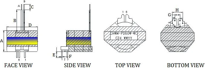 RM10 Power Electrical 230V to 12V AC Transformer Electric Power Transformers with Leading Wire