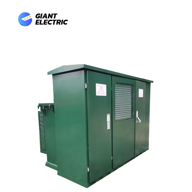 Stainless Steel Shell Electric Prefabricated Power Distribution Transformer Substation 33kv 11kv with Gis