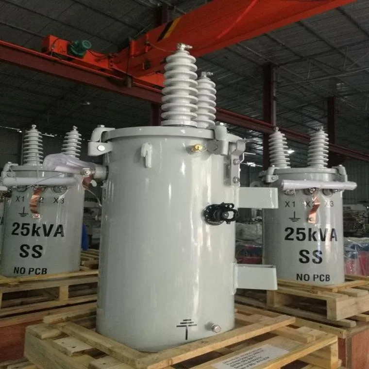 Single Phase Oil Filled Pole Mounted Power Distribution Transformer