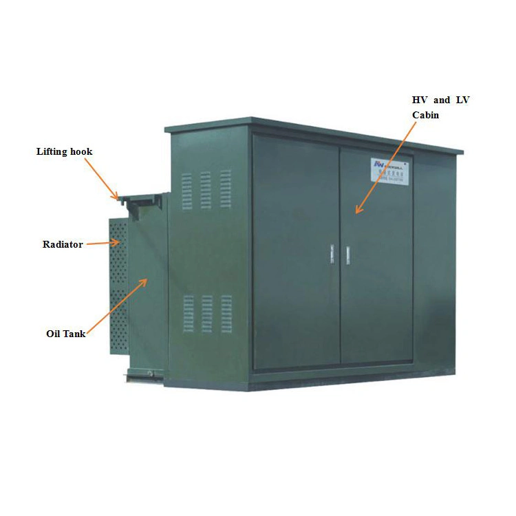 Pad Mounted Transformer Mini Substation with Small Volume Koisk