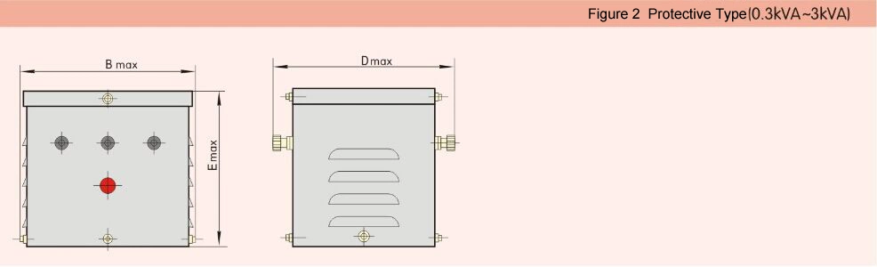 50kVA Three Phase IP00 Isolation Transformer with Ce Certificate (SG-50kVA)