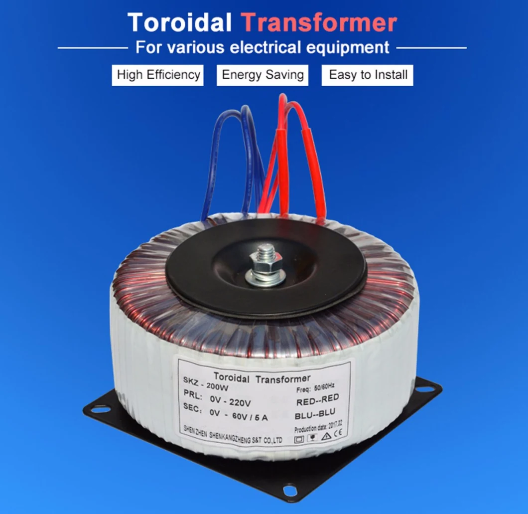 Factory Price Toroidal Transformer with Ce RoHS Approved