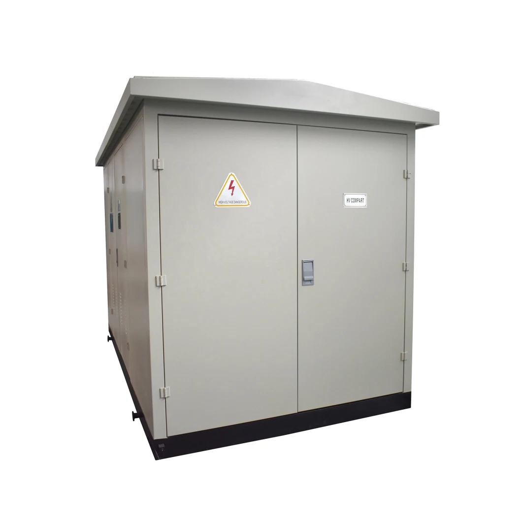 400kVA 630kVA 10/0.4 Kv Outdoor Compact Metal-Clad Distribution Transformer Substation / Mobile Electrical Box Substation