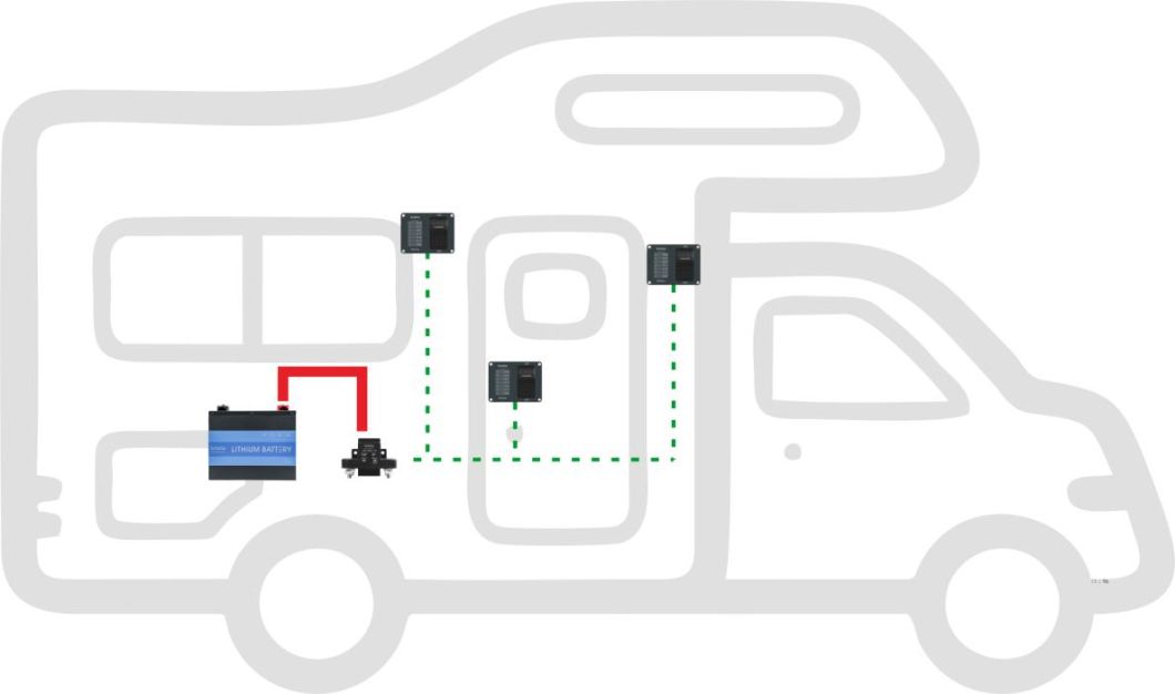 Battery Low Voltage Disconnect, Battery Voltage Indicaiton, Voltage Relay