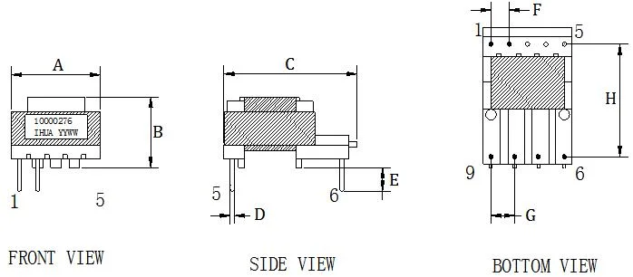 High Efficient Customized Ee13 12V 24V High Frequency Flyback Transformer AC Transformer Manufacturer Power Transformer for Welding Equipments