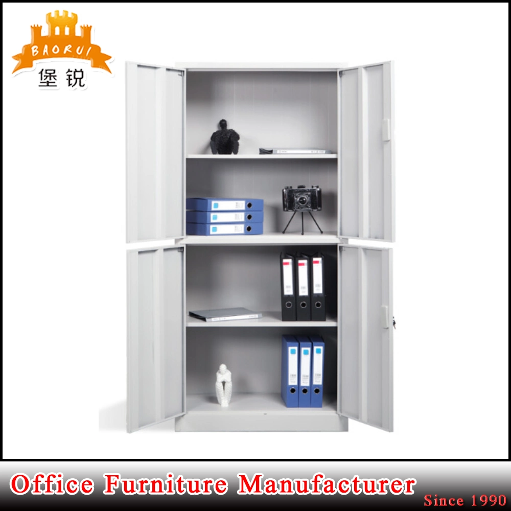 China Office Furniture Narrow Edge 4 Door Steel Filing Cabinet / File Storage Cabinet