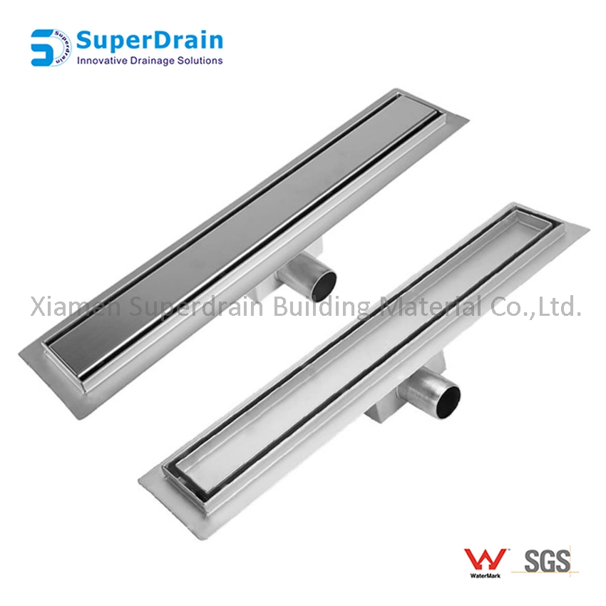 Stainless Steel Wall Floor Drain Bathroom /Restroom L Style Floor Drain