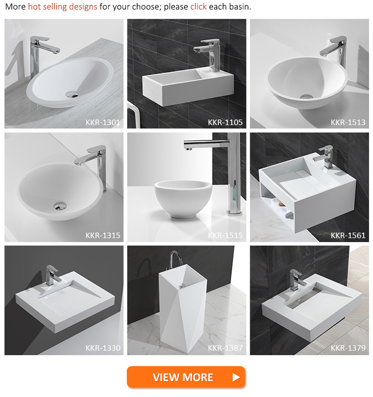 Bathroom Furniture Bathroom Basin Custom Made Basin, Resin Countertop Washbasin Solid Surface Basin