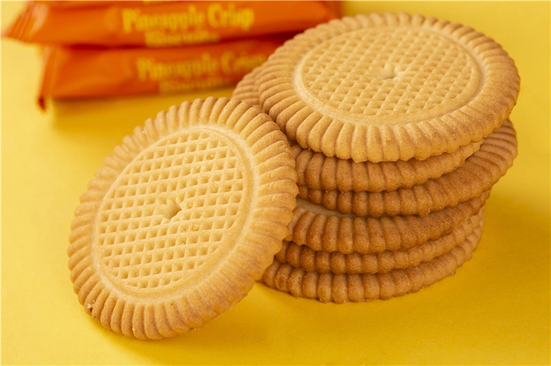 476g Cheap Biscuits Sweet Cream Cookies Delicious Pineapple Crispy Biscuits