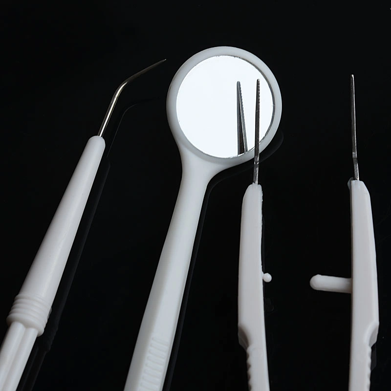 Disposable Oral Care Multifunction Dental Device Kit Dental Instruments Mirror Plier Explorer Kit