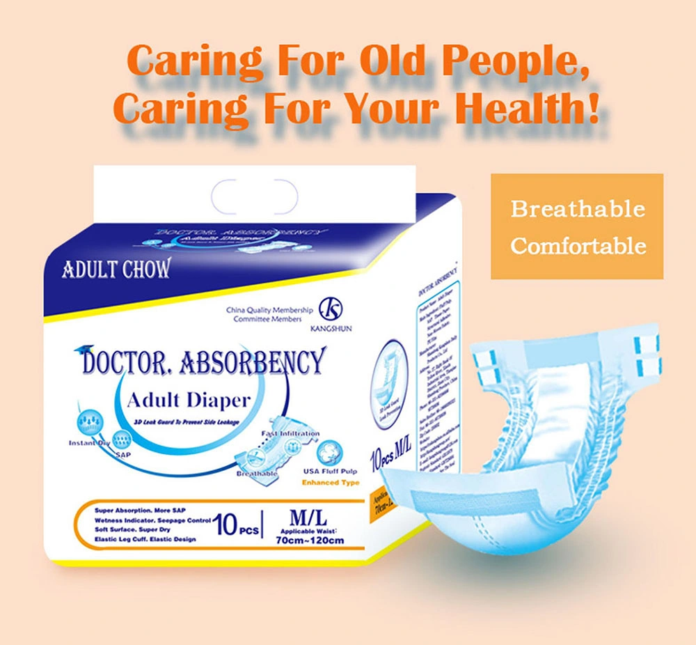 Disposable Super Absorbent Non-Woven Incontinance  Adult  Diaper  in Bulk