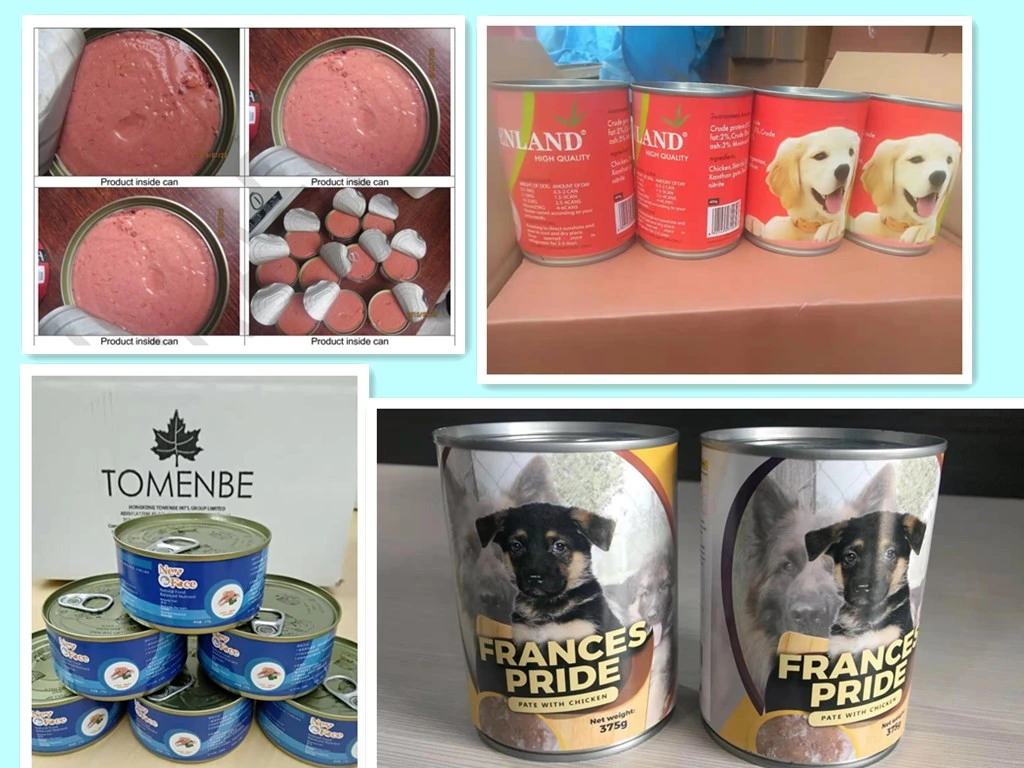 150/170/375g Pate Tin Beef Flavor Pet Food for Dog and Cat