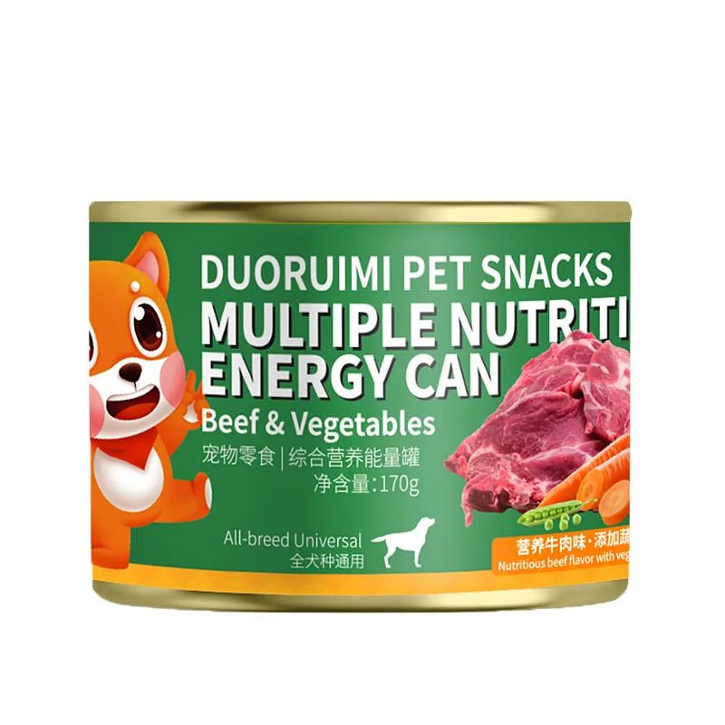 Tdh Delicious Natural High Quality Pet Food Dog Snack Canned Beef