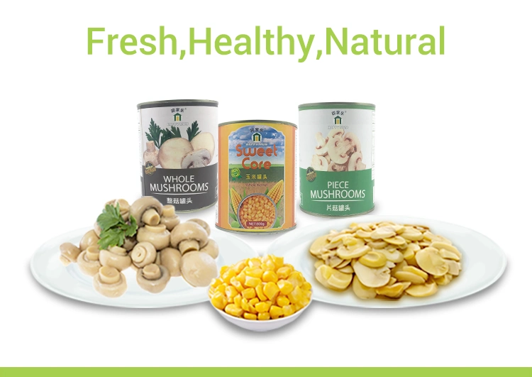 Fast Food Healthy Agriculture Natural Whole Mushroom Canned Food