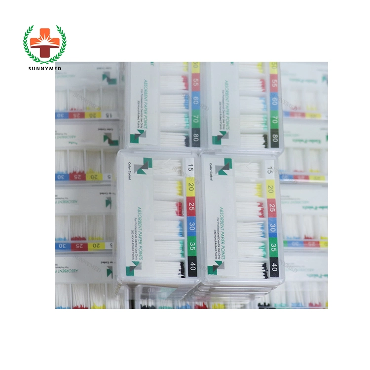Sy-M082 Dental Consumables  Endodontics  Colorful Dental Absorbent Points for  Root Canal Cleaning/Dressing