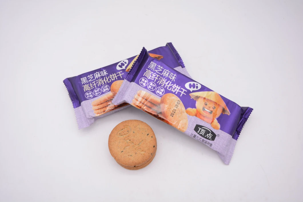 Individual Package Healthy Snack Sesame Flavor Digestive Biscuits
