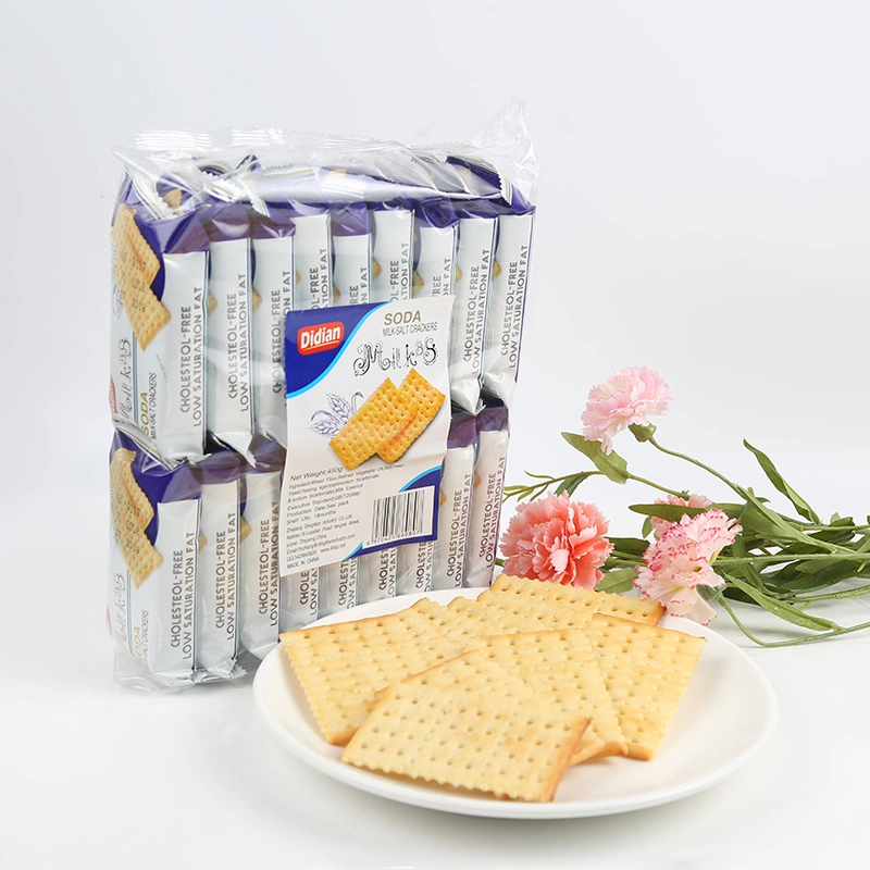 450g Individual Pack Milk Salt Soda Cracker Soda Biscuits Torku Biscuits Cheap Biscuits