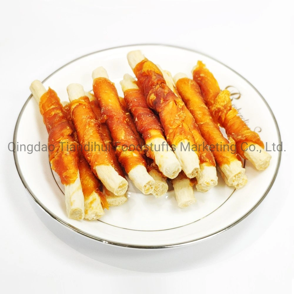 Tdh Delicious Natural High Quality Chicken Wrabs Fiber Stickpet Food Dog Snacks Pet Food Factory2