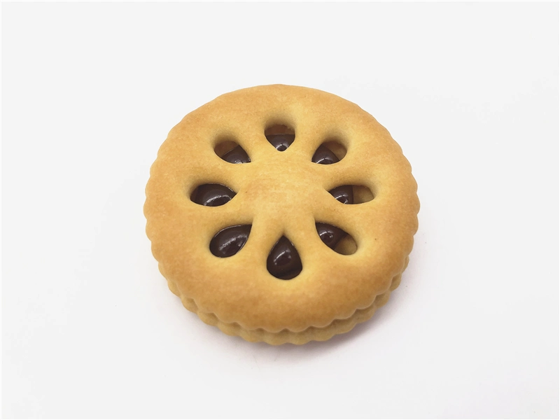 OEM Available Cheap Biscuits Delicious Cookies Blueberry Jam Flavor Sandwich Biscuits