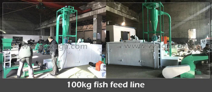 Screw Type 100-200kg/H Floating Fish Food Machine Cat Dog Food Machine