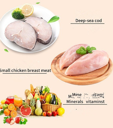 Cod and Chicken Meat for Dog Dog Food Pet Snack