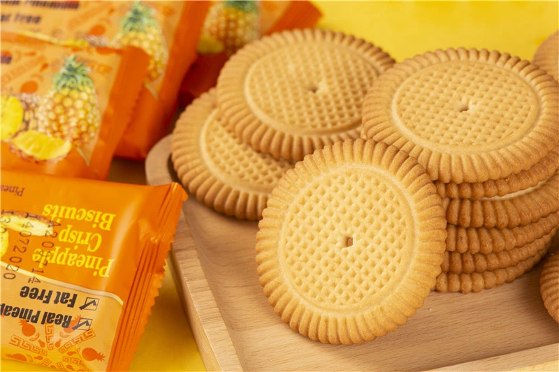 476g Cheap Biscuits Sweet Cream Cookies Delicious Pineapple Crispy Biscuits