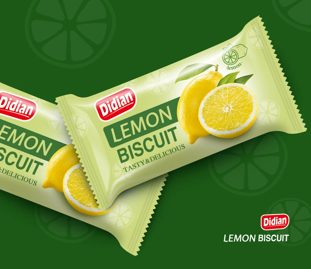 300gram Sweet Crispy Lemon Favorite Healthy Good Tasty Candy Biscuits
