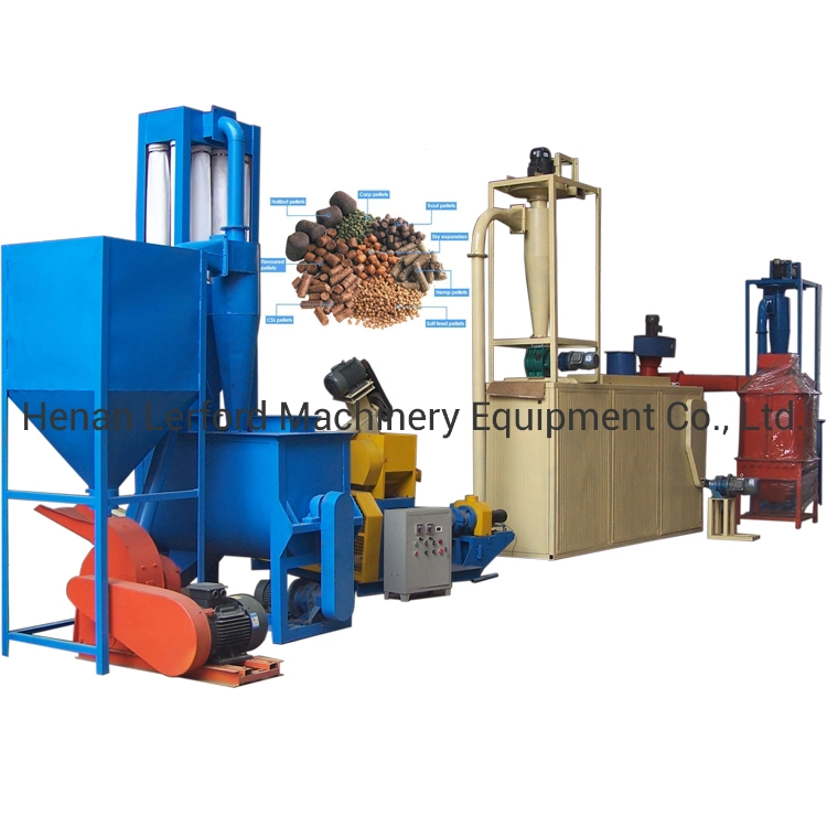 180-200kg/H Wet Way Fish Food Extruder/Fish Feed Extruder Making Machine